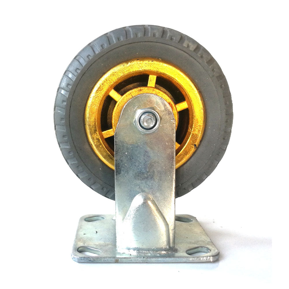 Heavy Duty Caster Wheels | 6" Fixed | 150mm Industrial Castor | 250KG Load Capacity