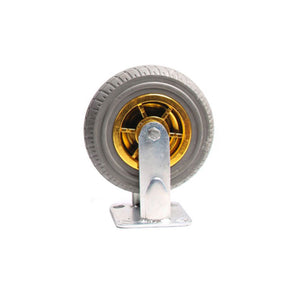 Heavy Duty Caster Wheel | 8" Fixed Industrial Castor | Trolley Holds 250KG