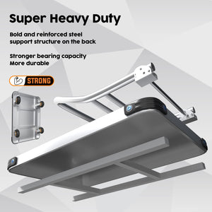 Heavy Duty Foldable Platform Truck | 1000KG Capacity | Steel Flatbed Push Cart with Brake
