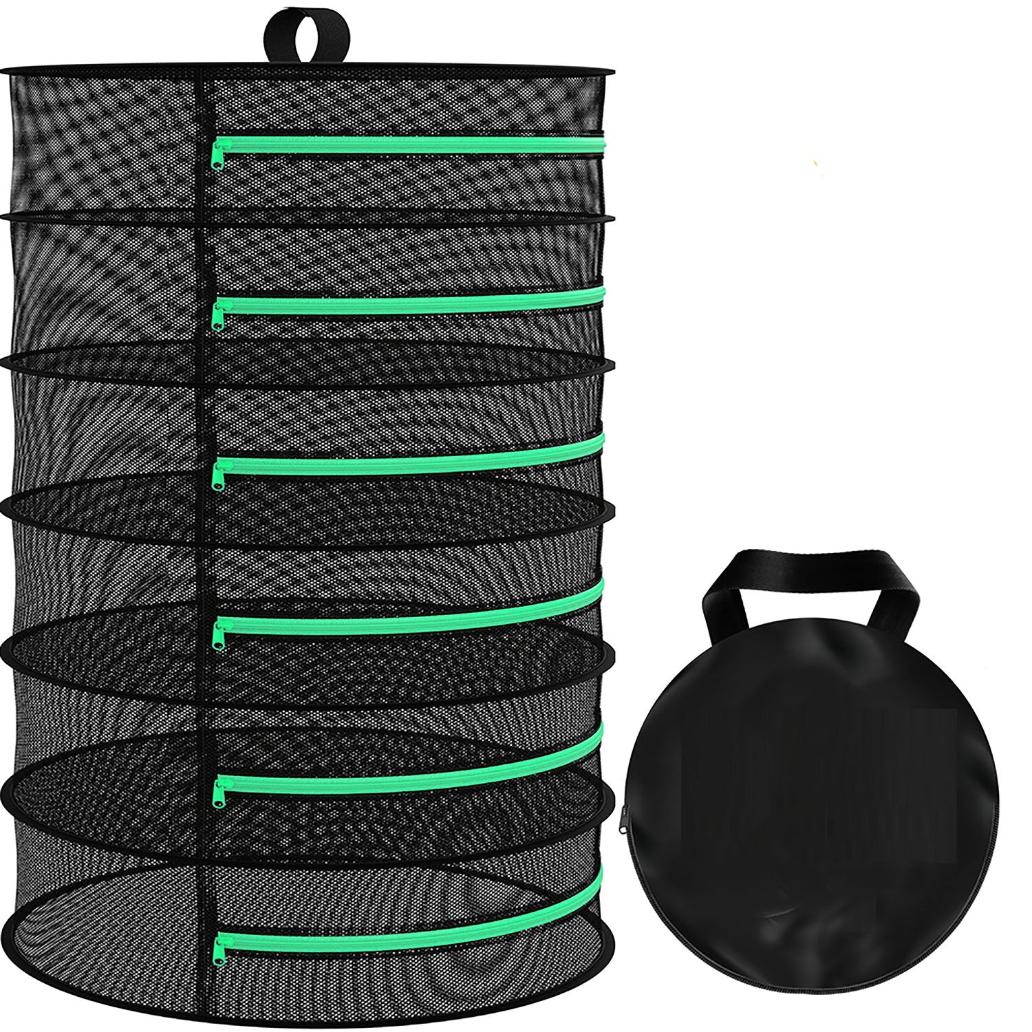 6-Layer | 120cm Foldable Herb Vegetable Fruit Drying Dehydrating Rack | Mesh Hanging Dryer