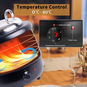 13L Restaurant Electric Buffet Food Warmer | Commercial Food Warmer | Soup Warmer