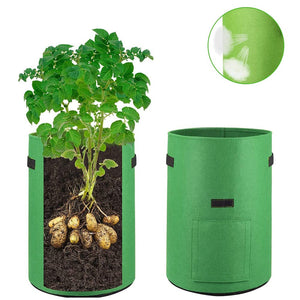 5-Pack | 10 Gallons Plant Grow Bag | Potato Container Pots with Handles | Garden Planter
