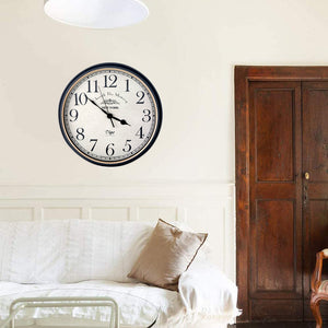 Large 41cm Silent Wall Clock | Retro Home Decor | Living Room | Kitchen | Office