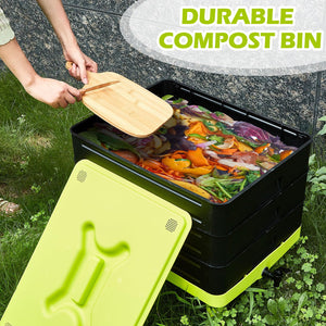 Worm Farm Composter Bin | 60L | 3 Tray System | Worm Tea Composting Setup