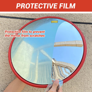 Curved Convex Mirror | 30cm | Traffic Blind Spot | Wide Angle for Driveway Garage Security