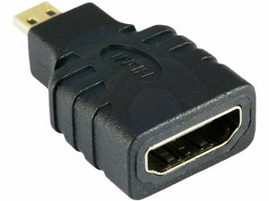 Micro HDMI Male to HDMI Female Adapter Converter | Compact & Versatile