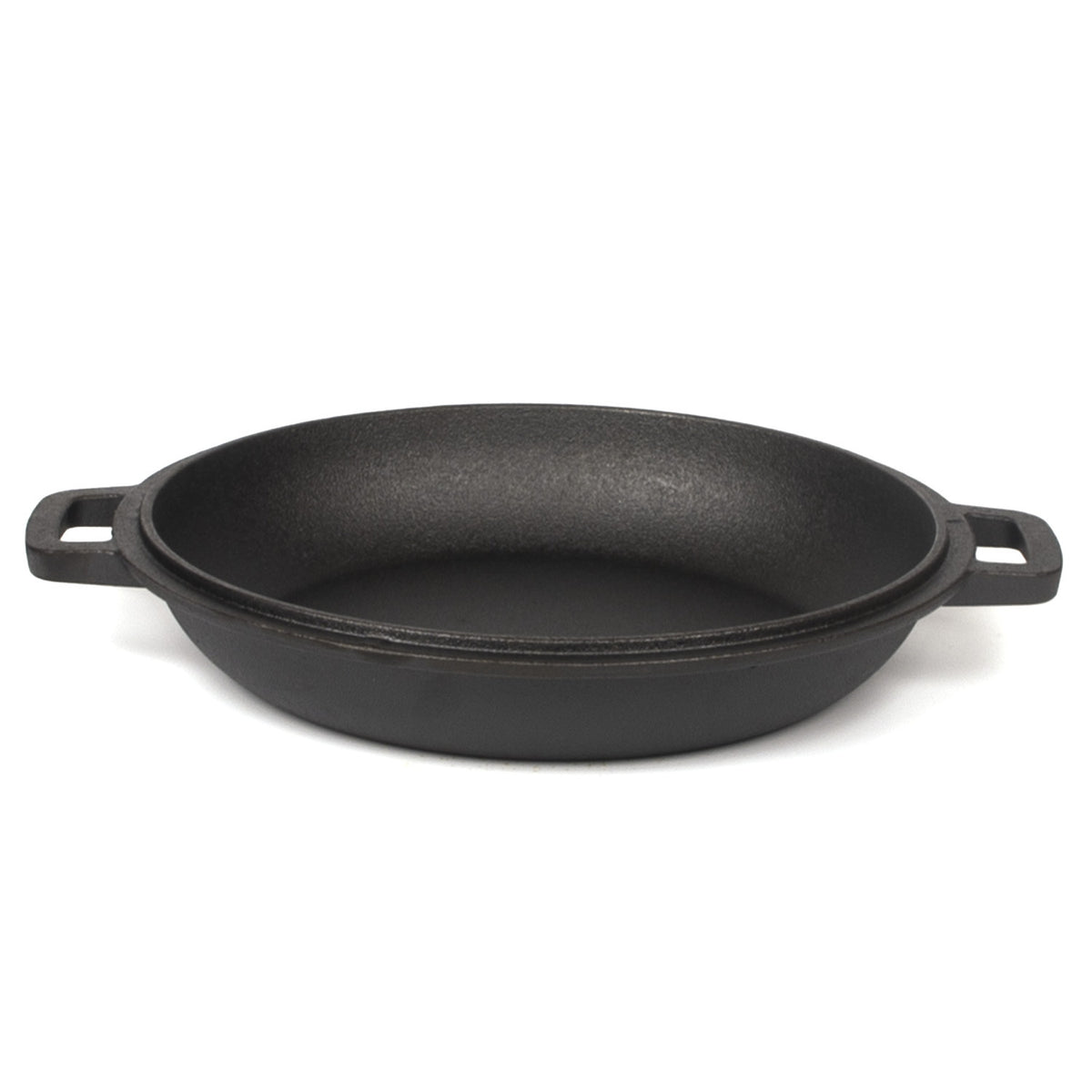 Cast Iron Dutch Oven & Skillet Set | 2-in-1 | 26cm | Pre-Seasoned | Lid Converts to Fry Pan