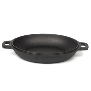 Cast Iron Dutch Oven & Skillet Set | 2-in-1 | 26cm | Pre-Seasoned | Lid Converts to Fry Pan