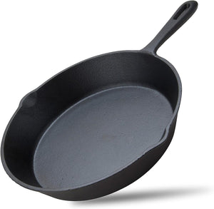8inch | 21cm Cast Iron Skillet Cookware | Chef Quality | Pre-Seasoned Pan