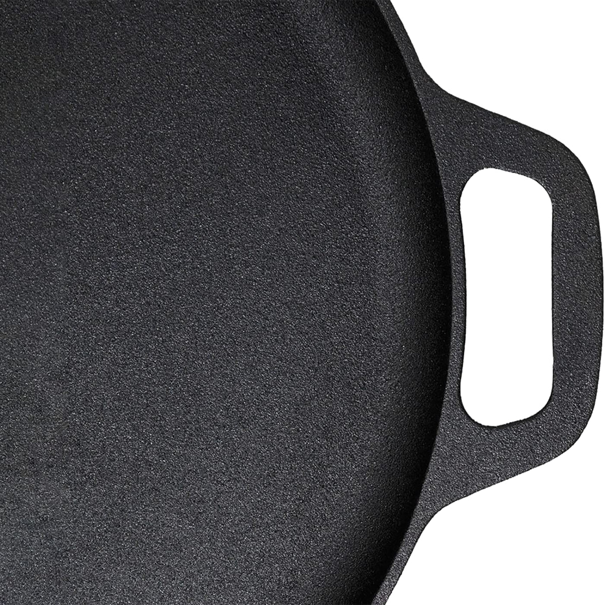 13.5" 35cm Pre-Seasoned Cast Iron Pizza Baking Pan | Cooking Griddle | Stove | Oven | Grill | Campfire
