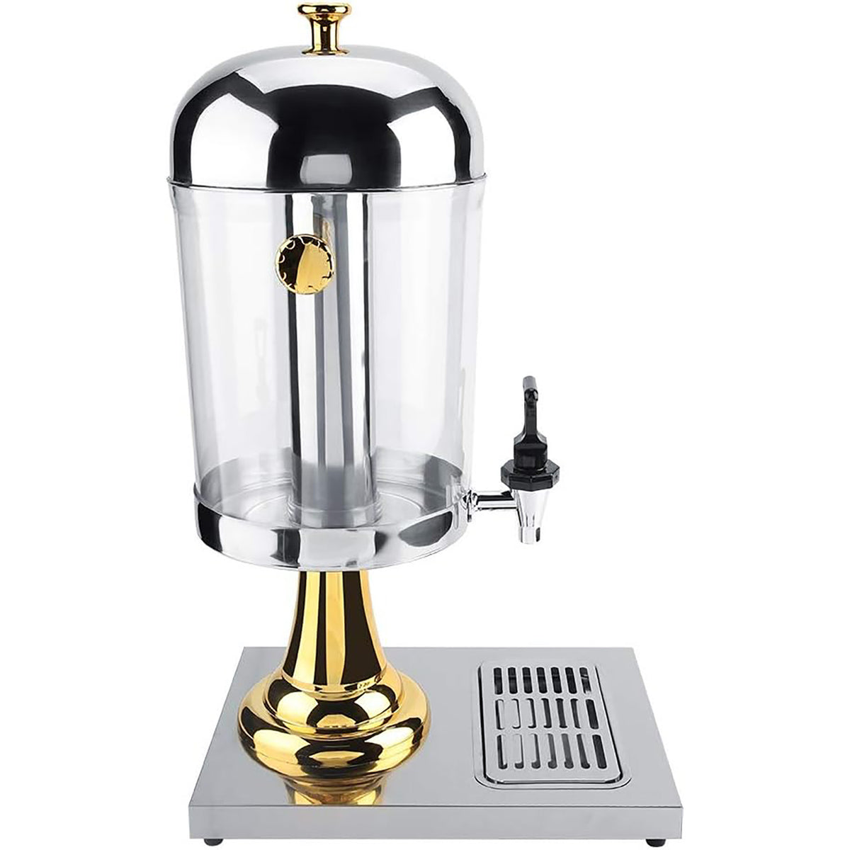 8L Commercial Buffet Beverage Dispenser | Gold Drink Container for Juice & Beverages