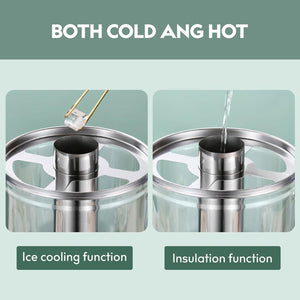 16L Commercial Buffet Beverage Dispenser | Gold Drink Container for Juice & Beverages