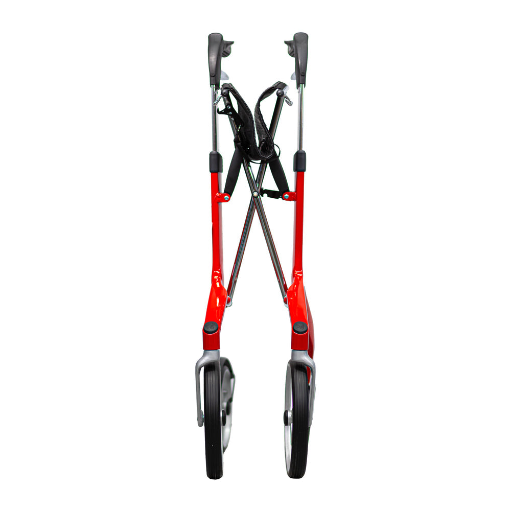 Let's Fly Mobility Rollator Wheelie Walker | Red