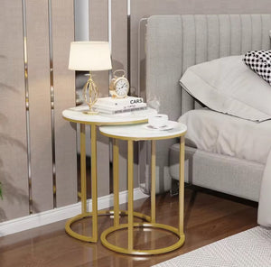 Interior Ave – Deva Gold Nested Side Table Set
