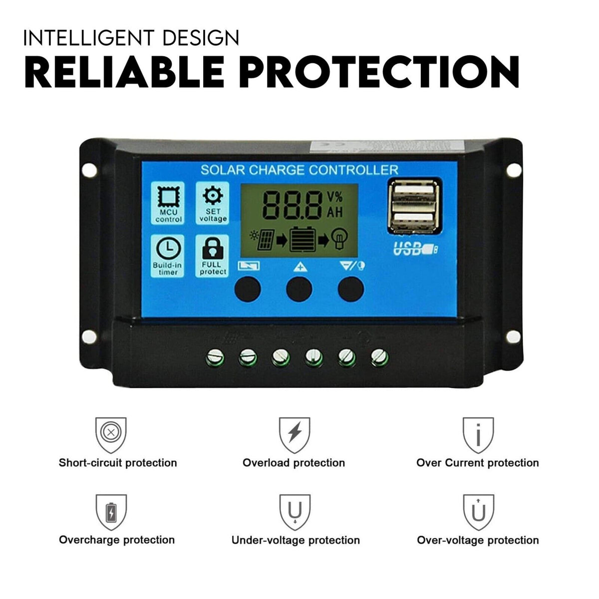 Double Swing Gate Opener Automatic Full Solar Power Kit | Remote Control