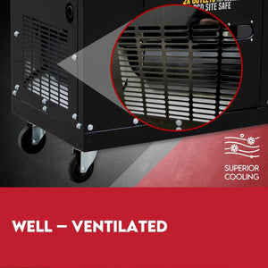 KINGTECH Diesel Generator | 8.4kW Max | 6kW Rated | Single Phase | Portable 13HP Power