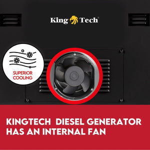 Diesel Generator | Single Phase | 8.4kW Rated | 6kW | 13HP Portable Backup Power
