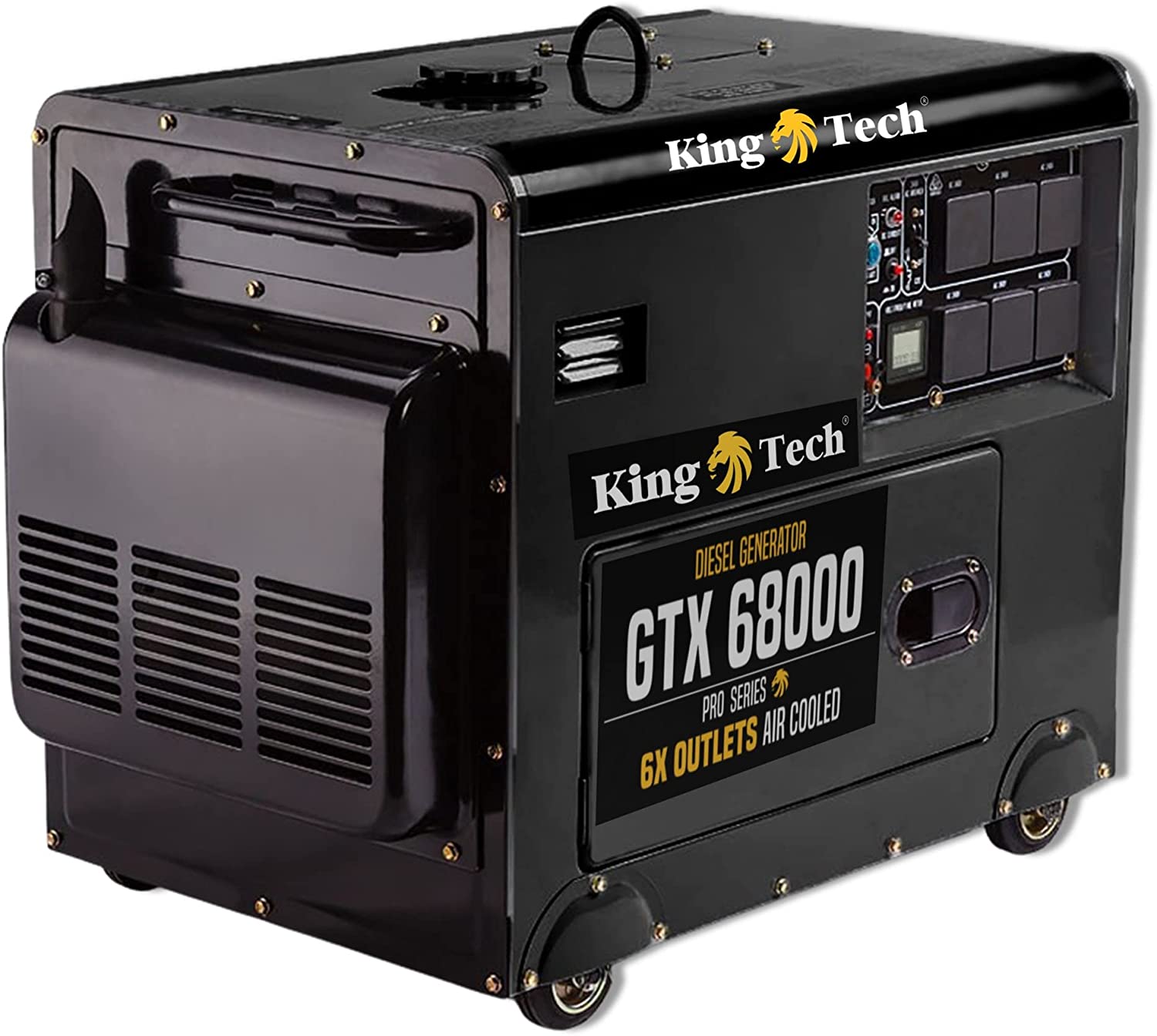 Diesel Generator | Single Phase | 8.4kW Rated | 6kW | 13HP Portable Backup Power