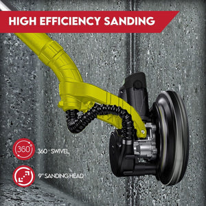 Drywall Sander | Hand-Held Electric Machine | Vacuum Plasterboard Power Tool