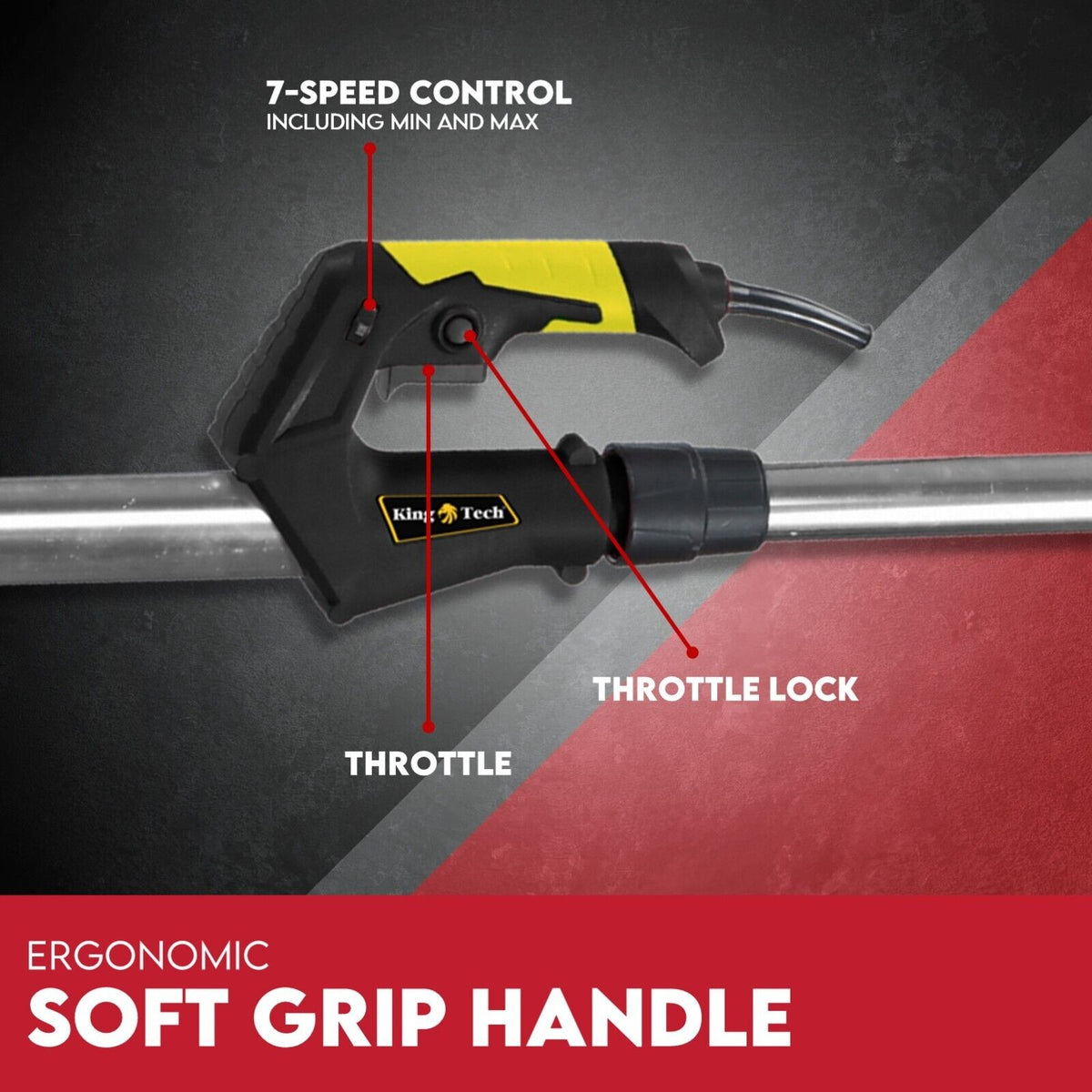 Drywall Sander | Hand-Held Electric Machine | Vacuum Plasterboard Power Tool