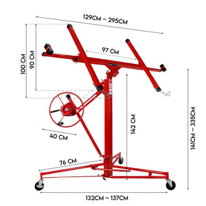 Drywall Panel Lifter | 11FT Gyprock Plasterboard Hoist | Sheet Board Lift Tool