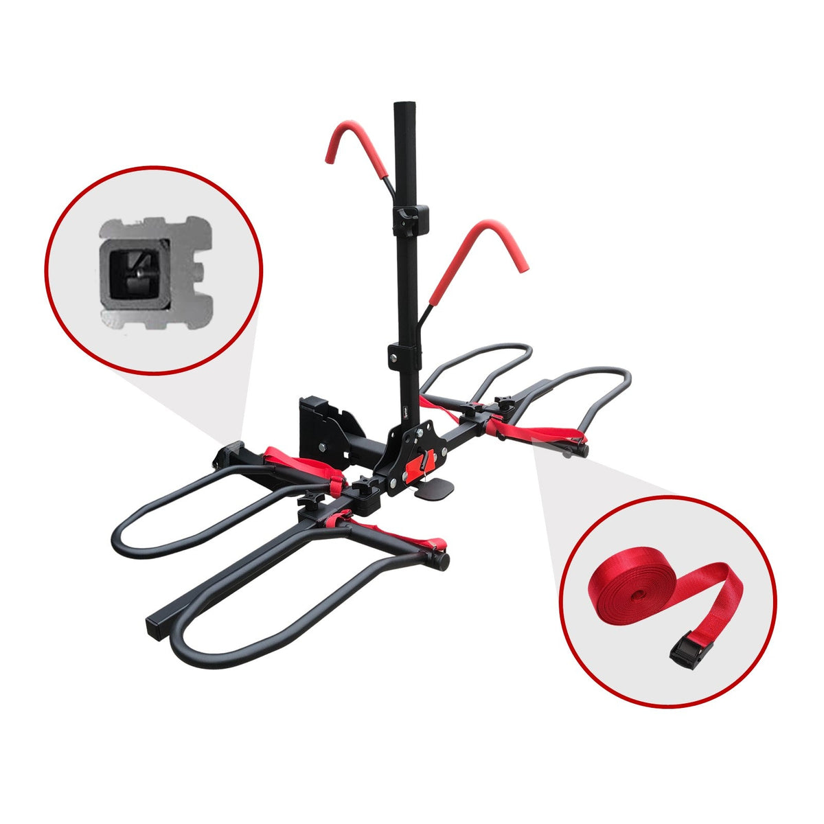 2-Bike Rack for Car SUV | Rear Bicycle Holder Carrier Hitch Mount Platform Holder