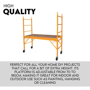 450kg Mobile Scaffold Ladder Scaffolding Platform | Portable Ladder | Work Safety