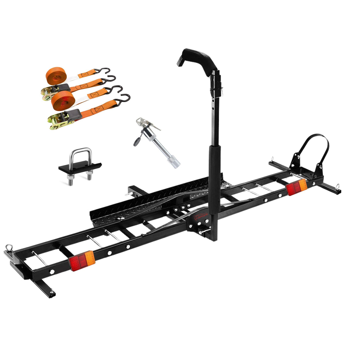 Motorcycle Motorbike Carrier Rack Towbar Arm Rack | Dirt Bike Ramp | Brake Lights