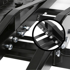 Motorcycle Motorbike Carrier Rack Towbar Arm Rack | Dirt Bike Ramp | Brake Lights