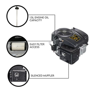 Lawn Mower Engine | 16HP Vertical Shaft | Petrol Motor | 4-Stroke Ride-On Mower
