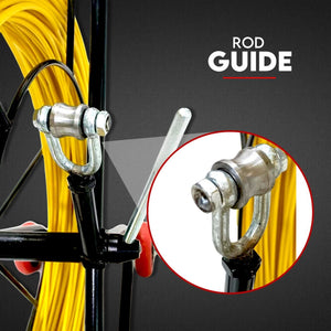 4.5mm x 85M Fiberglass Cable Snake Rodder | Fish Tape Puller | NBN Solid Steel Rod