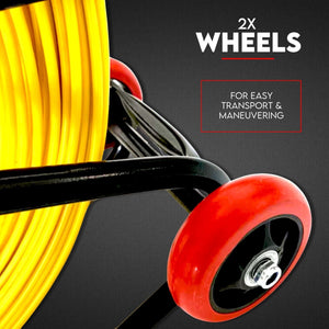 4.5mm x 85M Fiberglass Cable Snake Rodder | Fish Tape Puller | NBN Solid Steel Rod