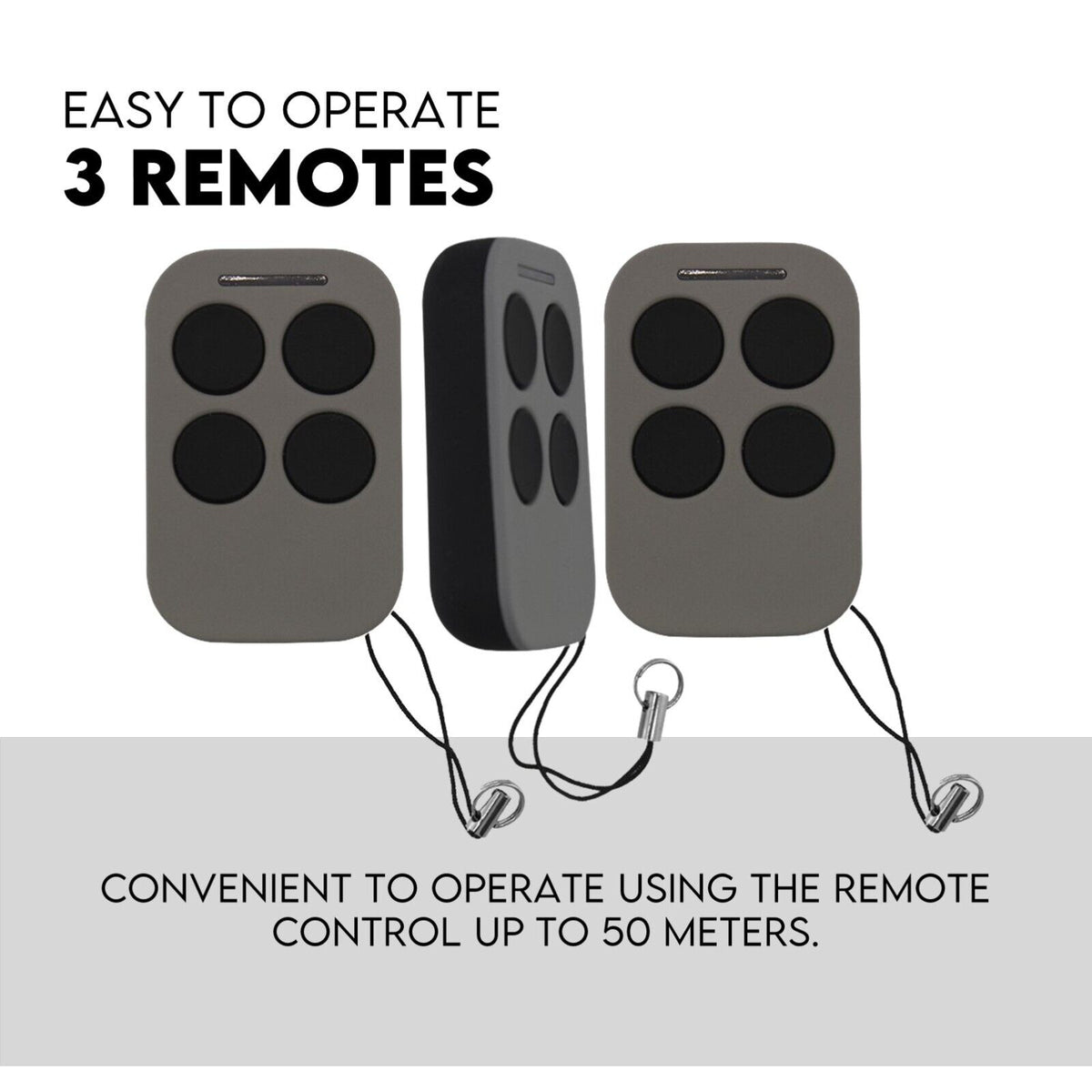 Swing Gate Opener Automatic Full Solar Power Kit | Remote Control