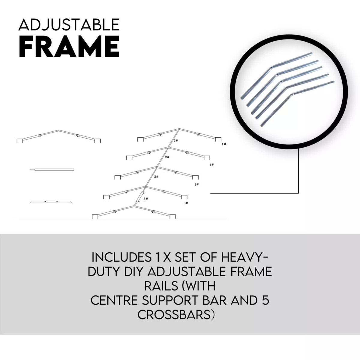 900mm Trailer Cage Canvas Tarp Cover for 6x4 | High-Quality Cage | Universal | 3 Foot