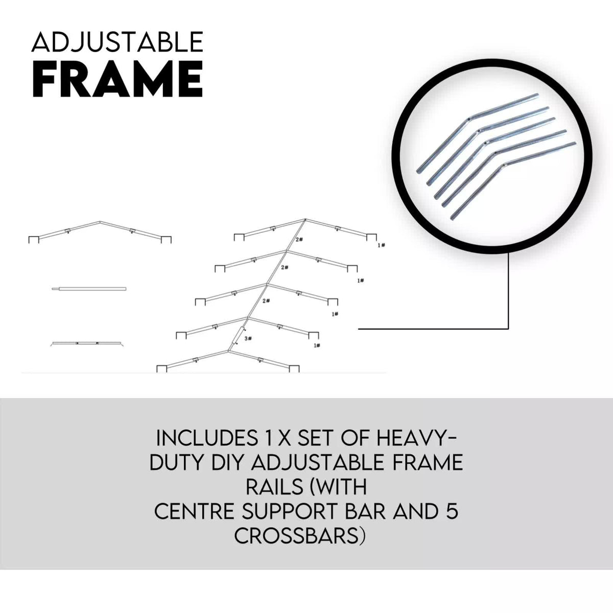 8x5 Box Trailer Cage Canvas Cover | 900mm | 3 Foot | Thick Rip-Resistant Waterproof