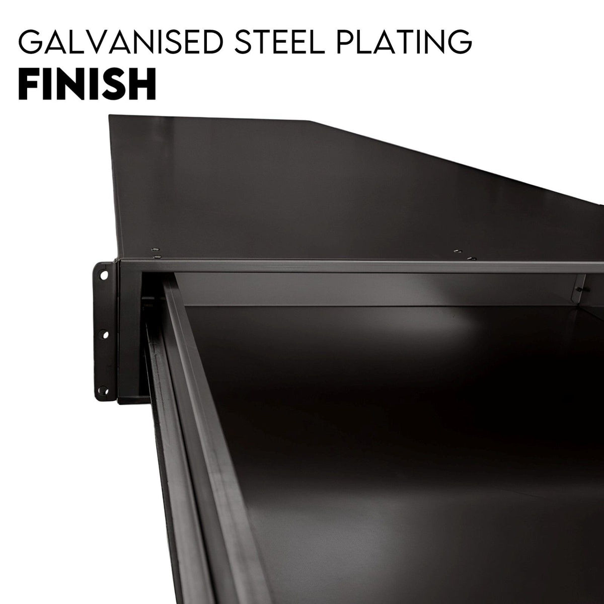 Under Tray Body Tool Box Trundle Drawer | 1500 Long | UTE Truck ToolBox | Black