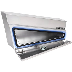 Black Steel 900mm Under Tray Tool Box Underbody Pair Set