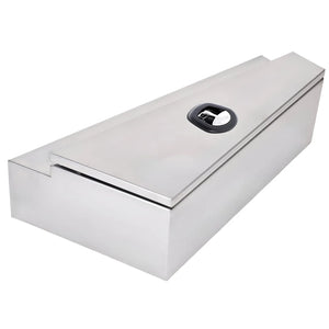Black Steel 900mm Under Tray Tool Box Underbody Pair Set