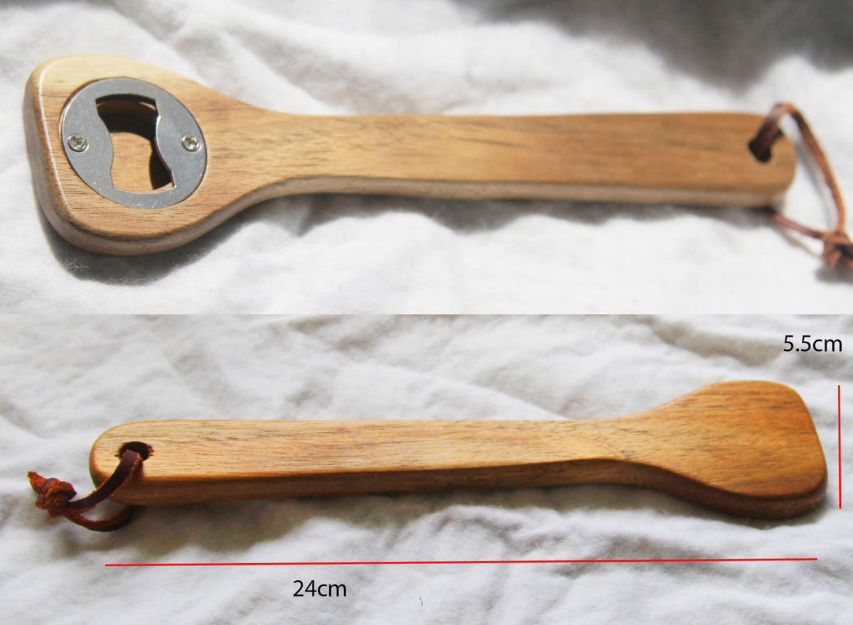 10 x Wholesale Wooden Spoon Bottle Opener | Kitchen Foodie BBQ | Last Bottom Place Sport Loser Award Gift