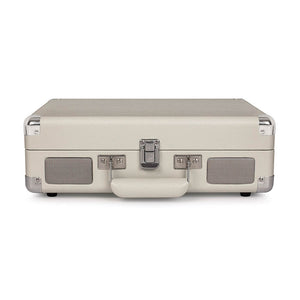 Crosley Cruiser Bluetooth Portable Turntable | White Sands | Crosley Entertainment Stand Bundle