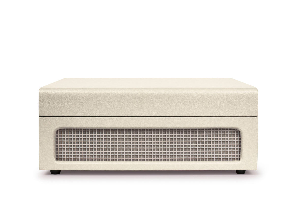 Crosley Voyager Bluetooth Portable Turntable + Record Storage Crate | Dune | Classic Music Bundle