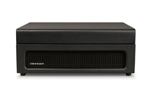 Crosley Voyager Bluetooth Portable Turntable | Black + Crosley Record Storage Display Stand | Vinyl Player Bundle