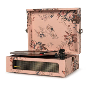 Crosley Voyager Bluetooth Portable Turntable | Floral | Vintage Music Experience