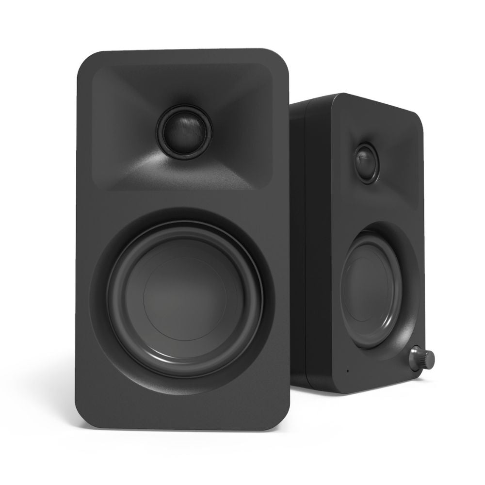 Kanto ORA 100W Powered Reference Desktop Speakers | Bluetooth 5.0 | Black | High-Fidelity Audio