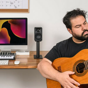 Kanto ORA 100W Powered Reference Desktop Speakers | Bluetooth 5.0 | Black | High-Fidelity Audio