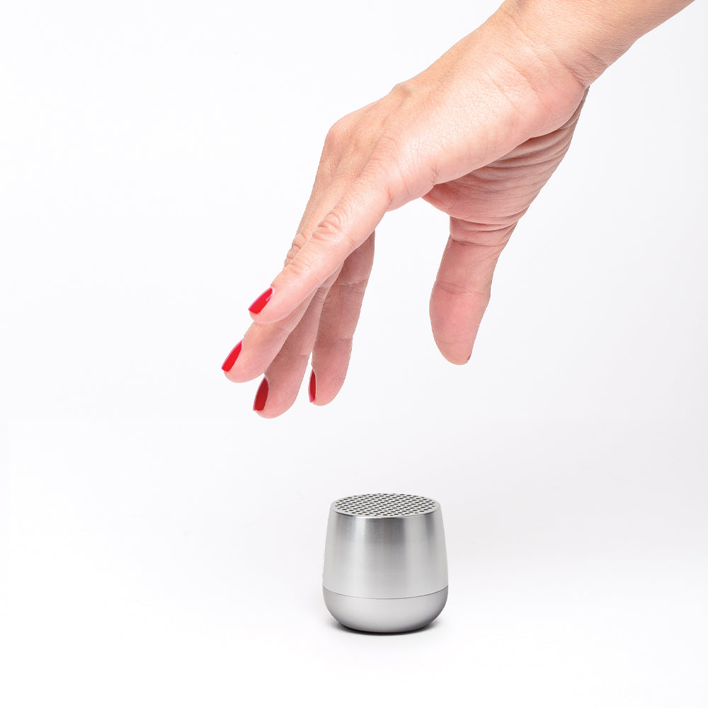Lexon Mino+ Mini Bluetooth Speaker | Aluminium Polish | Portable & Rechargeable