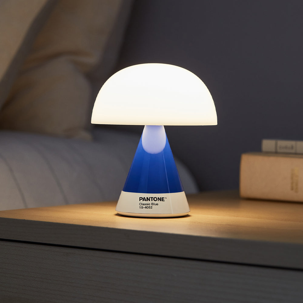 Lexon Mina M LED Lamp | Medium | Portable | Pantone | Classic Blue
