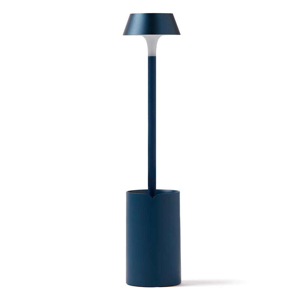 Lexon Mimi LED Lamp | Flexible Arm | Compact Lighting | Dark Blue