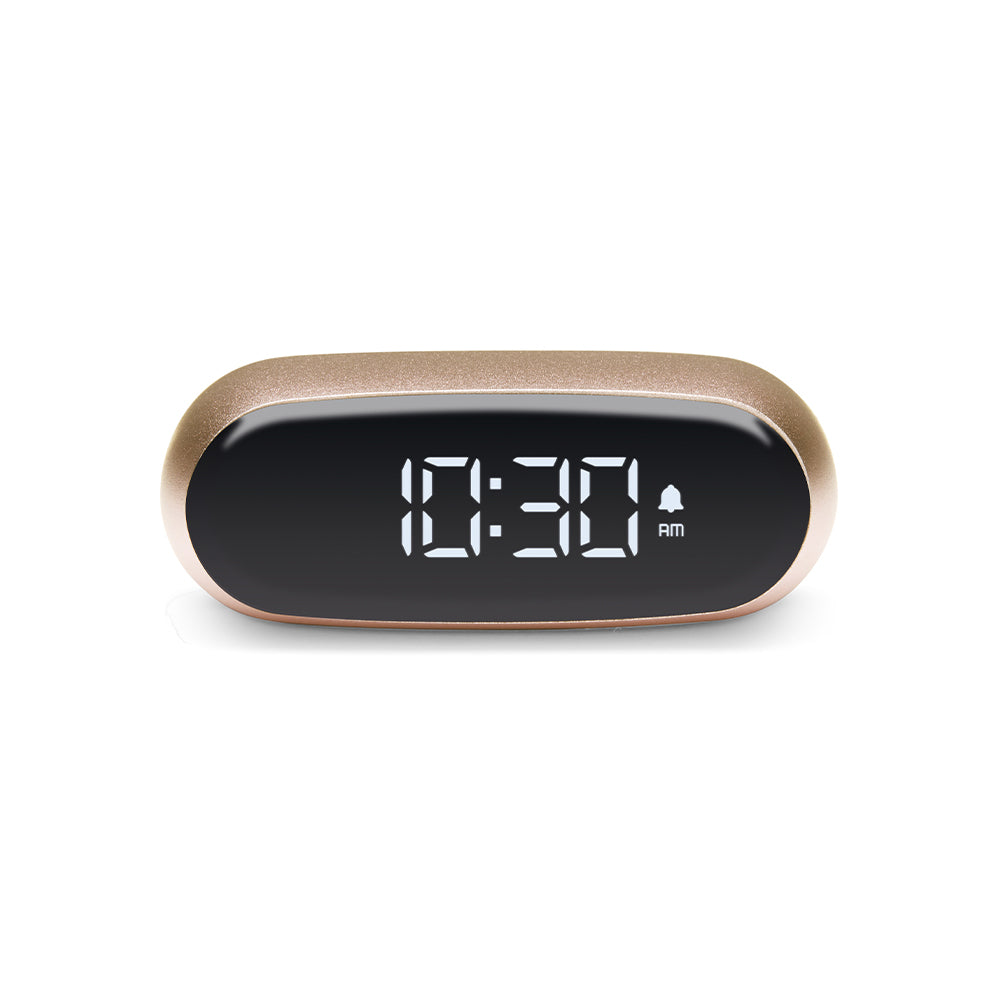 Lexon Minut Mini Alarm Clock | Gold