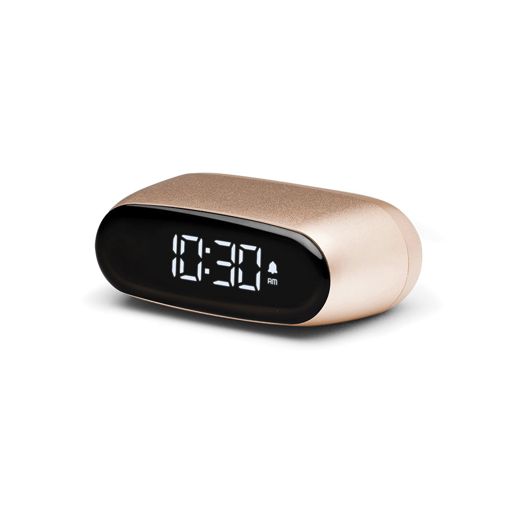 Lexon Minut Mini Alarm Clock | Gold